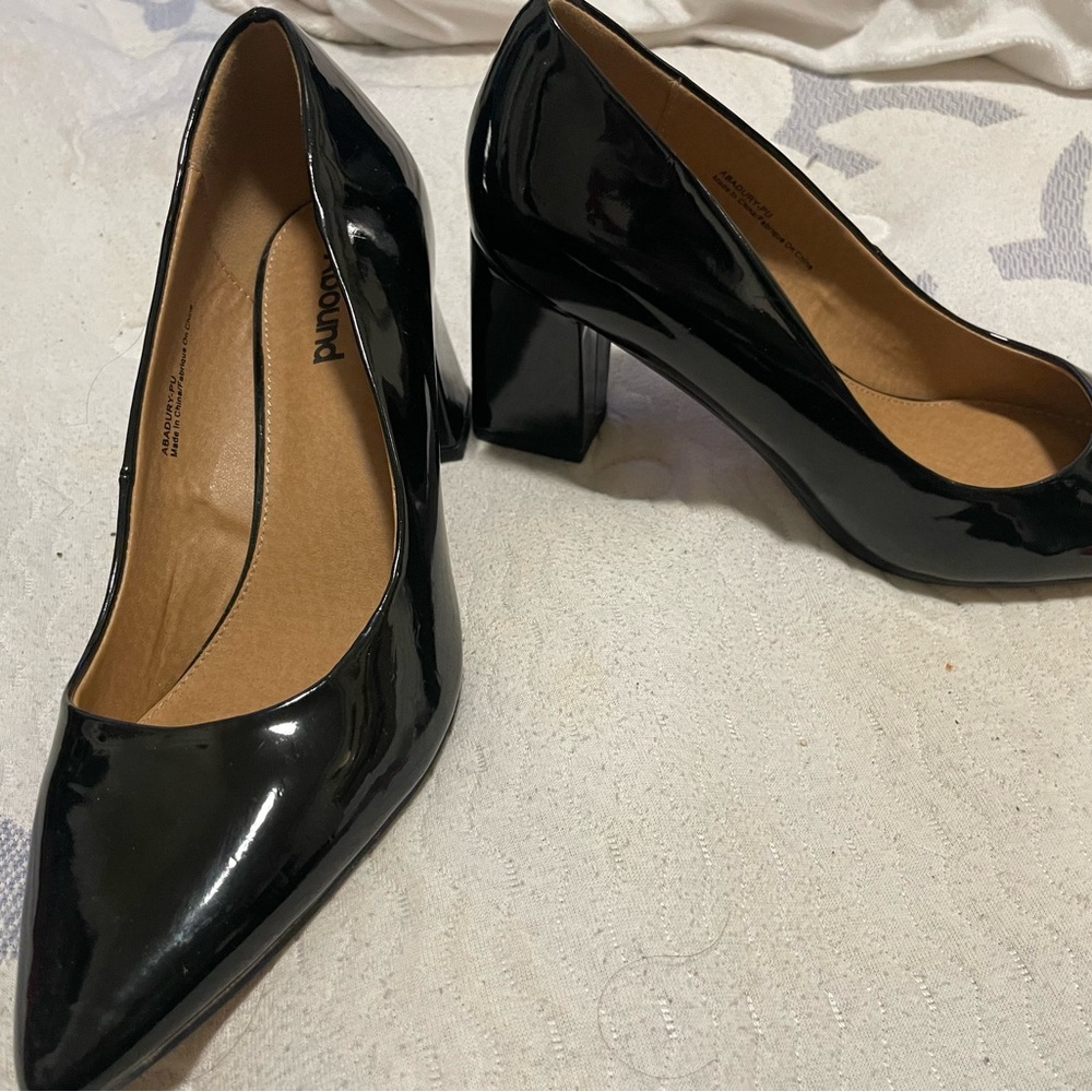 Black Patent Leather Pumps